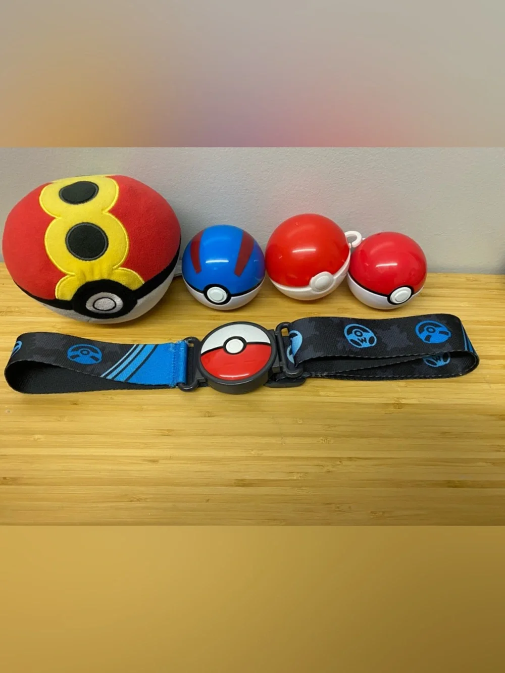 Red Poké Ball Kids Belt Accessory